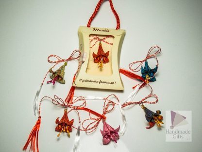Mărțișor origami ”Crin”